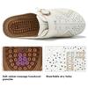 Alicegana Mules for Women Comfort Closed Toe Sandals Summer Slip on Wedge with Adjustable Hook Loop view 3