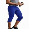 Epic Youth 3/4 Length Compression Tights Or Leggings Blue S view 3