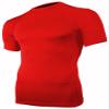 Epic Adult Short Sleeve Compression Crew Shirts Red M view 1