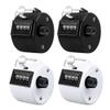 HZXSDEG 4 PCS Counter Clicker 4-Digit Number Count, Handheld Mechanical Counters Clickers Pitch Counter for Coaching, Knitting, People, Lap, Fishing, Golf, Toddler & Fidget view 1