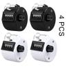 HZXSDEG 4 PCS Counter Clicker 4-Digit Number Count, Handheld Mechanical Counters Clickers Pitch Counter for Coaching, Knitting, People, Lap, Fishing, Golf, Toddler & Fidget view 2