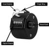 HZXSDEG 4 PCS Counter Clicker 4-Digit Number Count, Handheld Mechanical Counters Clickers Pitch Counter for Coaching, Knitting, People, Lap, Fishing, Golf, Toddler & Fidget view 4