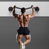 BCPPO Chin Up Bar Wall Mounted Pull up bar, Steel Strength Training Horizontal bar with Rings, Swing sandbag Resistance Band Hanging Fitness bar view 2