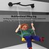 BCPPO Chin Up Bar Wall Mounted Pull up bar, Steel Strength Training Horizontal bar with Rings, Swing sandbag Resistance Band Hanging Fitness bar view 3