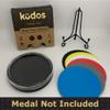 Kudos Medal Display Case with Stand for Running & Sports Medals - Race Medal Shadow Box for Marathon Finisher Award - Runner Medal Holder with Stand view 3
