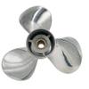 Propeller 10 1/2x13 for Yamaha Outboard 3 Blades Stainless Steel Prop 13 Tooth RH 10.5x13 view 4