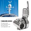 Marine Antenna Mount, High Strength 316 Stainless Steel Antenna Mount Adjustable Base Mounts Ratchet Fit for 7 to 8 to 1in Rails view 2