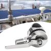Marine Antenna Mount, High Strength 316 Stainless Steel Antenna Mount Adjustable Base Mounts Ratchet Fit for 7 to 8 to 1in Rails view 4