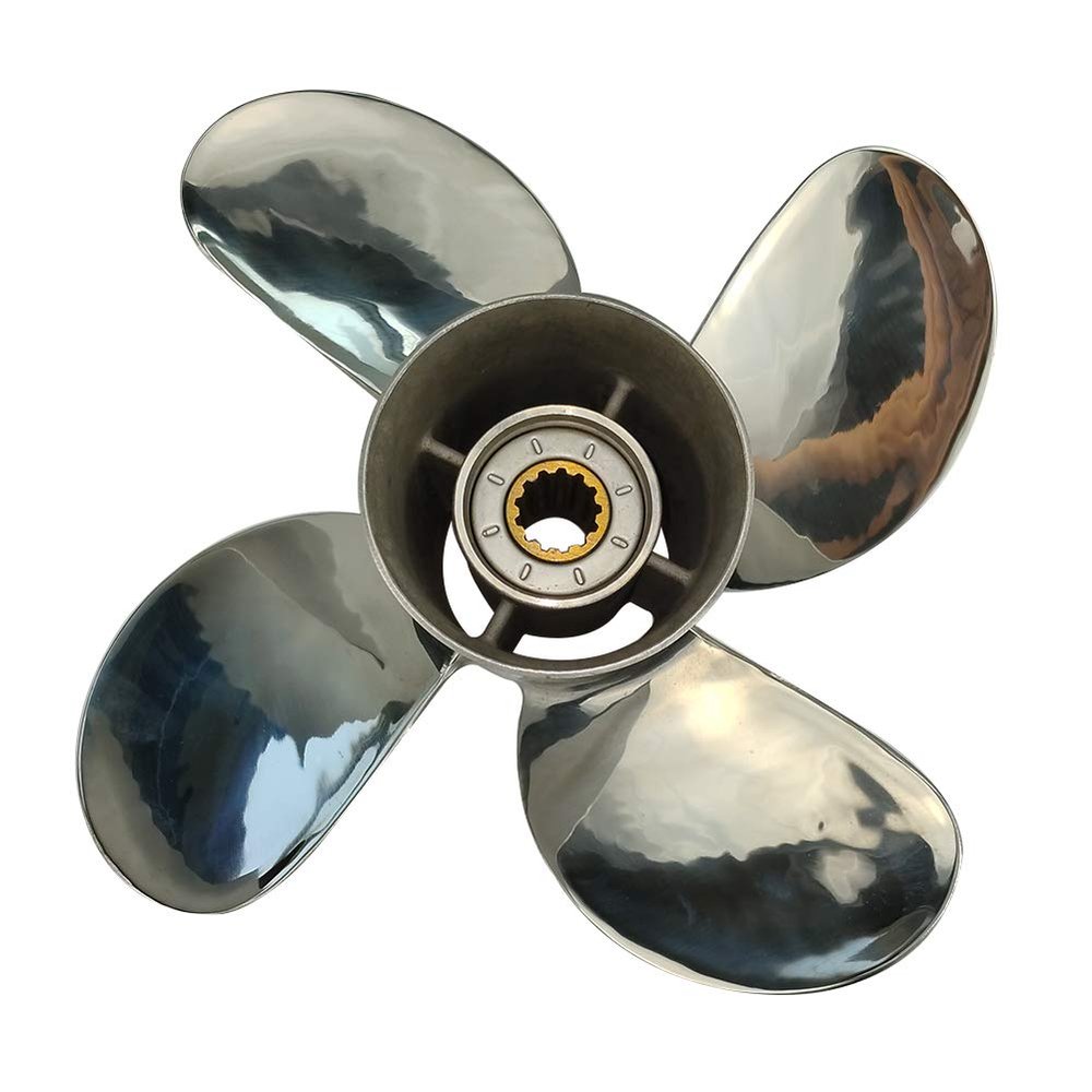 Propeller 9.9x9 for Mercury Outboard 3 Blades Stainless Steel Prop 10 Tooth RH 9.9x9