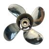 Propeller 9.9x9 for Mercury Outboard 3 Blades Stainless Steel Prop 10 Tooth RH 9.9x9 view 1