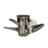 Propeller 9.9x9 for Mercury Outboard 3 Blades Stainless Steel Prop 10 Tooth RH 9.9x9 view 2
