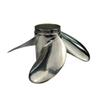 Propeller 9.9x9 for Mercury Outboard 3 Blades Stainless Steel Prop 10 Tooth RH 9.9x9 view 4
