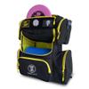 STAR FRAME Bandido Disc Golf Bag With Cooler | 30+ Disc Frisbee Golf Backpack | 4-Can Insulated Cooler | Light Durable Black & Yellow Men Women Disc Golf Bag | Huge Storage & Retriever Holder view 2