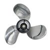 Propeller 10 1/4x12 for Yamaha Outboard 3 Blades Stainless Steel Prop 10 Tooth RH OEM NO: 10.25x12 view 2