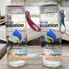 Affirmation H2o Glass Sports Water Bottle (Green) view 3