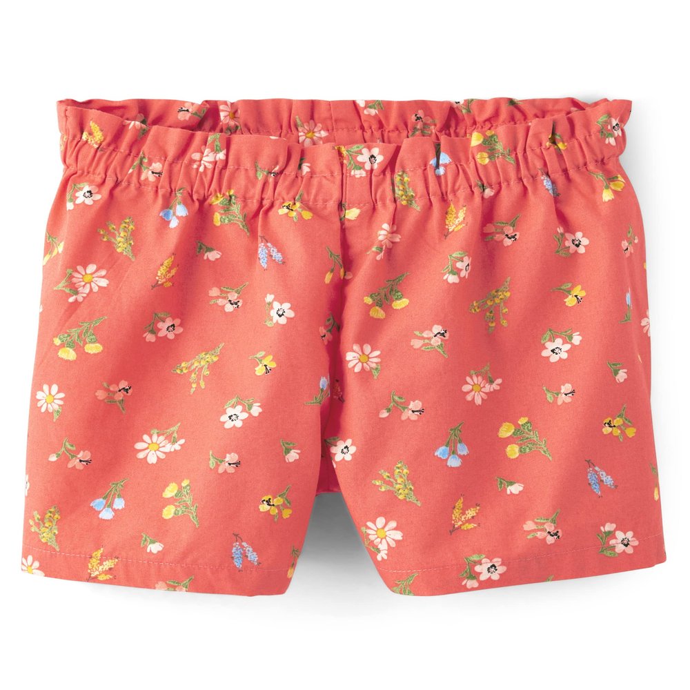 Gymboree,Girls,and Toddler Pull on Shorts,Yellow Flower,8