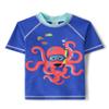 Gymboree,Boys,and Toddler Embroidered Short Sleeve Rashguard,Octopus,18-24 Months view 1