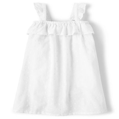 Gymboree,and Toddler Sleeveless Coverup,White,4T