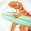 Gymboree,Boys,and Toddler Embroidered Long Sleeve Rashguard,Dino Surfer,12-18 Months view 2