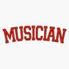 twoset Violin - Musician - Varsity Lettering Sticker Sticker Decal Bumper Sticker Waterproof 5" view 1