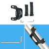 Colaxi Bike Air Pump Clip Holder Parts Supplies with Elastic Band Accessories Tool Inflator Mount for Cycling Water Bottle Cup Holder Mountain Bike, C view 3