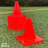 LVL10 Pro Training Cones - 6" Soccer Training Cones for Sports - for Basketball, Football, Basketball and Agility Drills - Soccer Field Markers That Won't Crack, Slide or Fly view 3