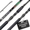 Dark Matter Psychedelic Inshore 7 Foot Spinning Rods - Black - Medium Heavy Spinning Rod, Fast Action Inshore Saltwater Fishing Rod, Carbon Fiber Fishing Rods with Fuji K Series Alconite Guides view 1