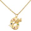 AHAETH Artist Gift Ideas Necklaces For Women Teen Adults Painter Xmas Ornament Painting Lover Necklaces Artist Necklace view 1