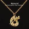 AHAETH Artist Gift Ideas Necklaces For Women Teen Adults Painter Xmas Ornament Painting Lover Necklaces Artist Necklace view 2