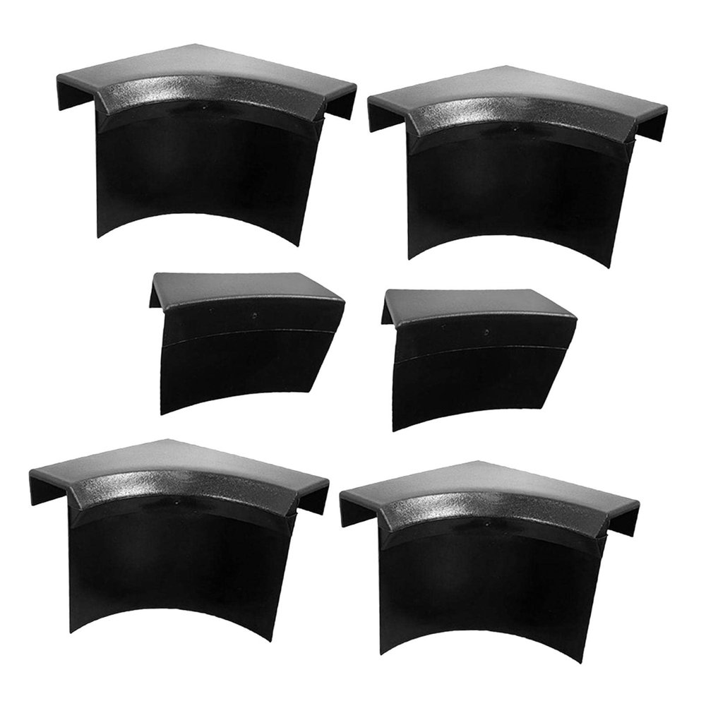 Pool Table Pocket Liners, 6Pcs Pool Table Hole Liners Replacement, Billiard Pocket Liners with 4 Punched Corners Liner 2 Side for Pool Table