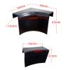 Pool Table Pocket Liners, 6Pcs Pool Table Hole Liners Replacement, Billiard Pocket Liners with 4 Punched Corners Liner 2 Side for Pool Table view 2