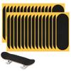 WINDIR 24pcs Grip Tape for Fingerboards,Precut 28100mm Pro Finger Toys Foam Grip Tape, Professional Black Wooden MiNi Skateboards (24pcs Precut) view 1