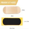 WINDIR 24pcs Grip Tape for Fingerboards,Precut 28100mm Pro Finger Toys Foam Grip Tape, Professional Black Wooden MiNi Skateboards (24pcs Precut) view 2
