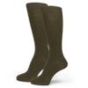 Spotlight Hosiery Men's Groomsmen Wedding Gift Solid Color Dress Socks - MALTINI OLIVE Men Sock Size 10-13 view 1