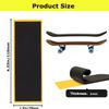 WINDIR 12pcs Foam Grip Tape for Fingerboards,38mm110mm Pro Black Wooden MiNi Skateboards (12pcs) view 2