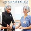 ABAMERICA Bouffant Caps with Button and Sweatband, Adjustable Scrub Caps for Women Men, Satin Layer view 3