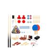 10-in-1 Combo Game Room Table Set Pool, Foosball, Ping Pong, Chess view 3