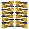 BAITFUEL Tubes Infused with Supercharged X55 Formula Gel: Fish Scent Technology with Powerful Attractants | 2.5-Inch, Green Pumpkin Blue, 2-Pack