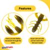 BAITFUEL Zaga Craw Infused with Supercharged X55 Formula Gel: Fish Scent Technology with Powerful Attractants | 2-Inch, Green Pumpkin, 2-Pack view 3