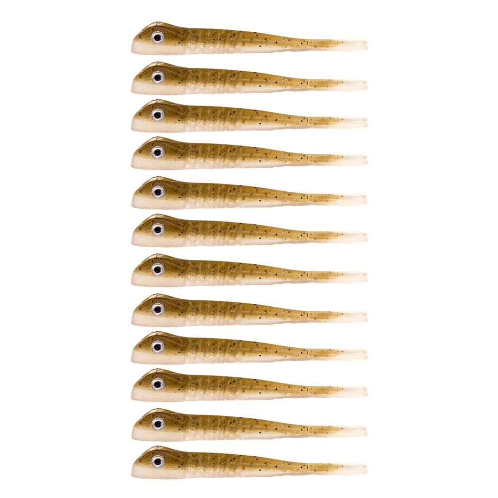 BAITFUEL The Drifter Infused with Supercharged X55 Formula Gel: Fish Scent Technology with Powerful Attractants | 2.75-Inch, LON Goby, 2-Pack