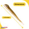 BAITFUEL The Drifter Infused with Supercharged X55 Formula Gel: Fish Scent Technology with Powerful Attractants | 2.75-Inch, LON Goby, 2-Pack view 2