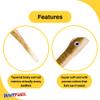 BAITFUEL The Drifter Infused with Supercharged X55 Formula Gel: Fish Scent Technology with Powerful Attractants | 2.75-Inch, LON Goby, 2-Pack view 3