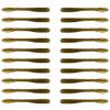 BAITFUEL Junior Crush Infused with Supercharged X55 Formula Gel: Fish Scent Technology with Powerful Attractants | 3-Inch, Dark Smelt, 2-Pack