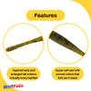 BAITFUEL Lollipop Drop Shot Infused with Supercharged X55 Formula Gel: Fish Scent Technology with Powerful Attractants | 3.5-Inch, Green Pumpkin, 2-Pack view 3