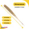 BAITFUEL Flat Sided Shad Infused with Supercharged X55 Formula Gel: Fish Scent Technology with Powerful Attractants | 5.5-Inch, Perch, 2-Pack view 2