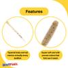 BAITFUEL Flat Sided Shad Infused with Supercharged X55 Formula Gel: Fish Scent Technology with Powerful Attractants | 5.5-Inch, Perch, 2-Pack view 3