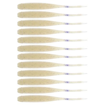 BAITFUEL Flat Sided Shad Infused with Supercharged X55 Formula Gel: Fish Scent Technology with Powerful Attractants | 5.5-Inch, LON Goby, 2-Pack