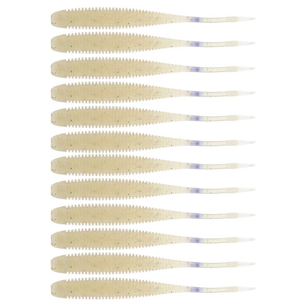 BAITFUEL Flat Sided Shad Infused with Supercharged X55 Formula Gel: Fish Scent Technology with Powerful Attractants | 5.5-Inch, LON Goby, 2-Pack