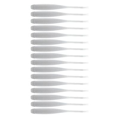 BAITFUEL Flat Sided Shad Infused with Supercharged X55 Formula Gel: Fish Scent Technology with Powerful Attractants | 4.5-Inch, Grey Ghost, 2-Pack
