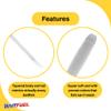 BAITFUEL Flat Sided Shad Infused with Supercharged X55 Formula Gel: Fish Scent Technology with Powerful Attractants | 4.5-Inch, Grey Ghost, 2-Pack view 3